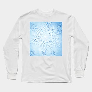 Glittery Snowflake No. 1 Long Sleeve T-Shirt